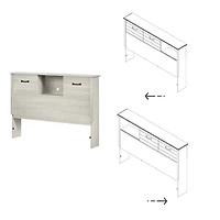 Ulysses Tête de lit bibliothèque Double Chêne hivernal