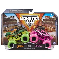 Monster Jam, Monster trucks officiels en métal moulé Dragon Vs. Full Charge Die-Cast, échelle 1:64