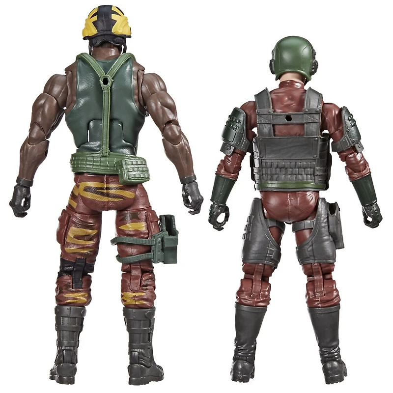 G.I. Joe Classified Series 126, Tiger Force Roadblock et Tripwire avec M.A.C.L.E.O.D., figurines articulées