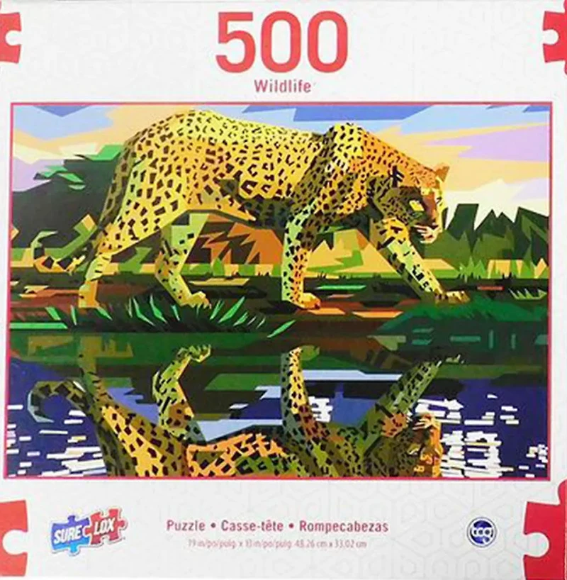 Sure-Lox - Feline Reflections - 500 Piece Jigsaw Puzzle