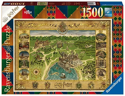 Ravensburger - Harry Potter Hogwarts Map puzzle 1500pc