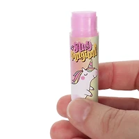 Baume à Lèvres avec Jeu Tactile Porte-Clés - Licorne