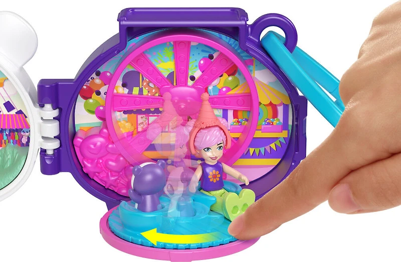 Polly Pocket Connexions Animales Coffret de jeu et poupées Panda