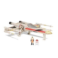 Assortiment de véhicules et de figurines Star Wars de 12,7 cm - X-Wing de Wedge Antilles avec Wedge Antilles et R2-A3