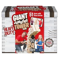 Giant Jumbling Tower Party Game with 51 Wood Blocks