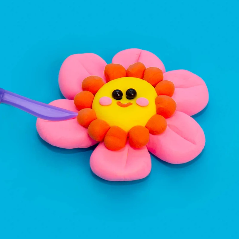 Play-Doh Air Dry Clay Buddies, Flower Power