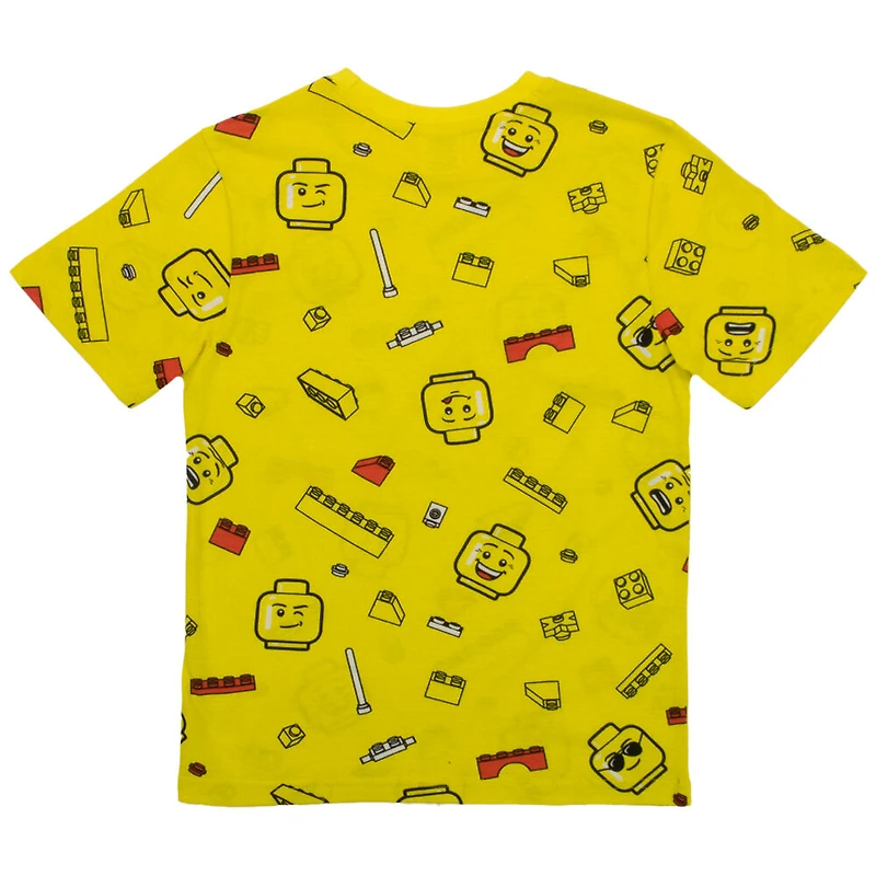 Lego All Over Print Tshirt Yellow