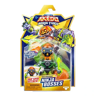 Legends of Akedo Ninja Fury Ninja Bosses, 360˚ Spin Attack, Armor Pops Off
