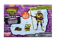 Les Tortues Ninja Mutantes: Mutant Mayhem Making of a Turtle 3Pk Figure Donatello Bundle - R Exclusive