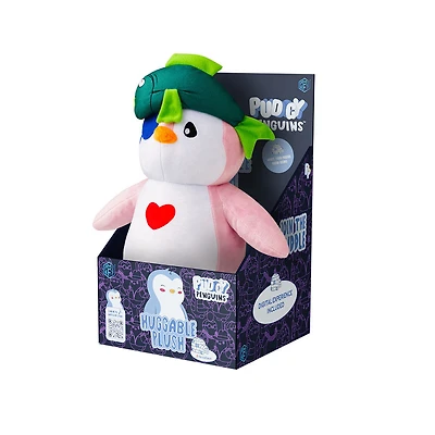 Peluches moelleuses Pudgy Penguins - Coeur Cache-oeil - Notre exclusivité