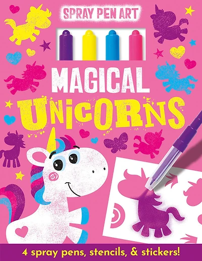 Spray Pen Art Magic Unicorns - Édition anglaise