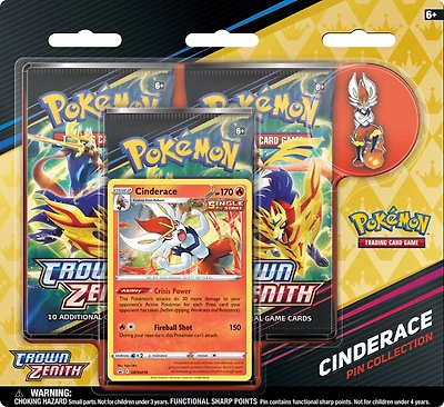 Collection d'Épinglettes Zénith Suprême Pokémon - Pyrobut - Édition anglaise