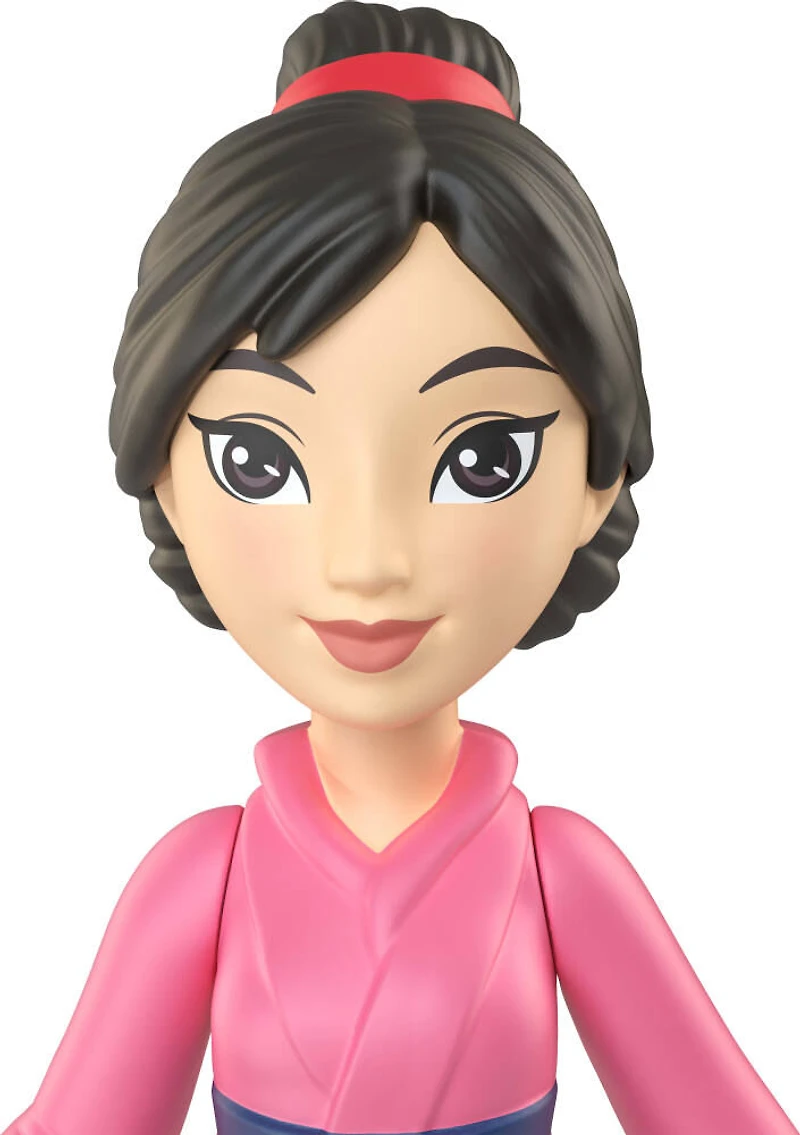 Princesses Disney Base Petite poupée Mulan, tenue brillante