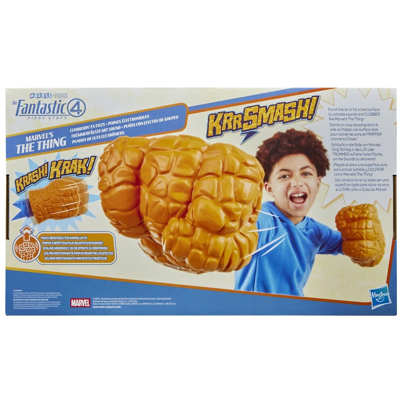 Marvel Studios' The Fantastic Four: First Steps Marvel's The Thing Clobberin' FX Fists Role Play Toys
