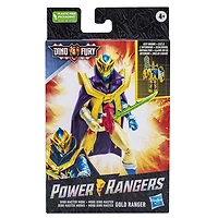Power Rangers Dino Fury Ranger doré Mode Dino Master, figurine Power Rangers de 15 cm