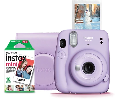 Ensemble d'appareil instantané FUJIFILM Instax Mini 11 - Violet lilas