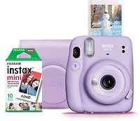 Ensemble d'appareil instantané FUJIFILM Instax Mini 11 - Violet lilas