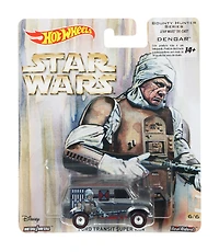 Hot Wheels - Star Wars - Véhicule Ford Transit Super Van - Dengar