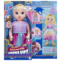 Baby Alive Princess Ellie Grows Up! Doll, Blonde Hair