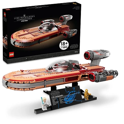 LEGO Star Wars Le Landspeeder de Luke Skywalker 75341 ; Ensemble de construction (1890 pièces)