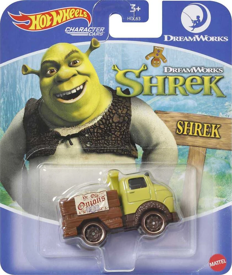 Hot Wheels Shrek Character Car