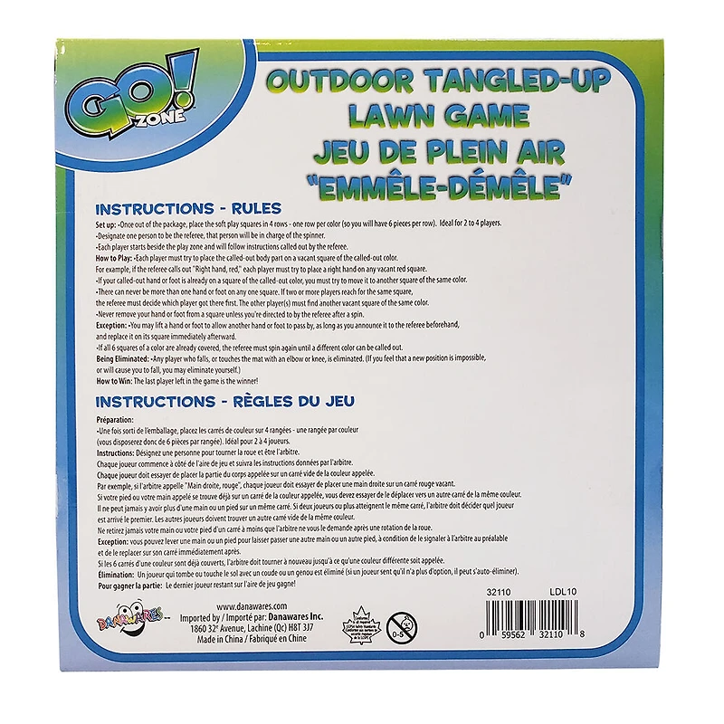 Go! Zone Jeu Emmêlé à l'Extérieur