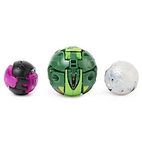 Bakugan Evolutions, Coffret Platinum Power Up Dragonoid avec Nano Scorcher et Siphon