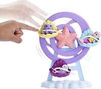 Poupée Barbie Sirène - Coffret Soins, bébés sirène, pieuvre et phoque