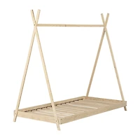 Sweedi Lit Simple Bois naturel