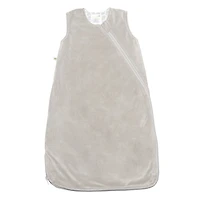 Perlimpinpin- Sac de nuit en Velour-TAUPE (2,5 TOG) - 6-18 mois