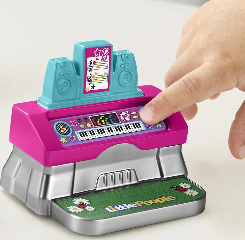 Fisher-Price Little People Barbie Fête du patio musicale, 7élém.