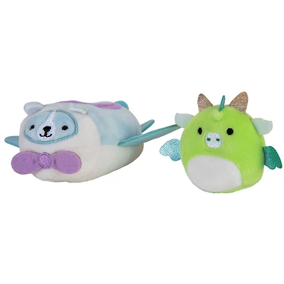 Mini peluche Squishville - Squishville Dexter en avion