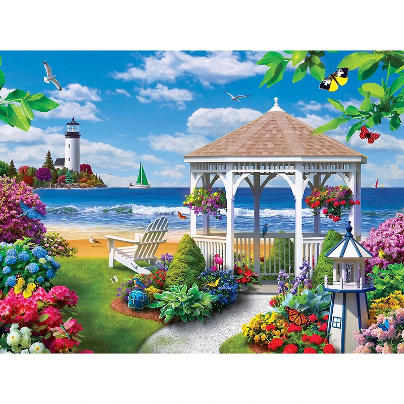 Masterpieces Puzzle Company Memory Lane - Oceanside View Casse-Tête De 300 Pièces Par Alan Giana