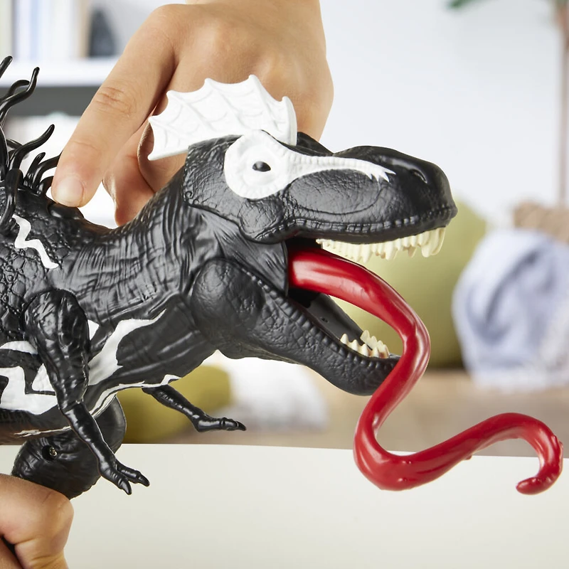Marvel Spider-Man Epic World of Action VenomVersus, figurine Venomsaurus Rex de 40,5 cm