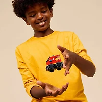 LEGO City Véhicules - Le camion de pompiers - Mini-ensemble de jouet de construction avec figurine de pompier - 60482