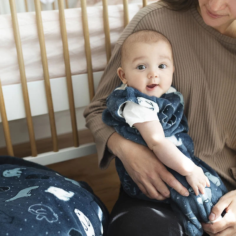 Perlimpinpin-Plush Sleep bag-BEARS (1,5 TOG) - 0-6 months