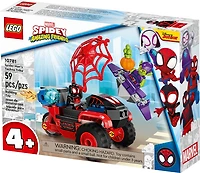 LEGO Marvel Spider-Man et ses amis extraordinaires Miles Morales : la moto techno de Spider-Man 10781 (59 pièces)