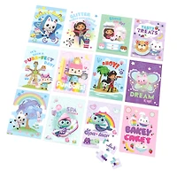 Gabby's Dollhouse, Coffret de 12 puzzles de 24 pièces, 48 pièces et 100 pièces