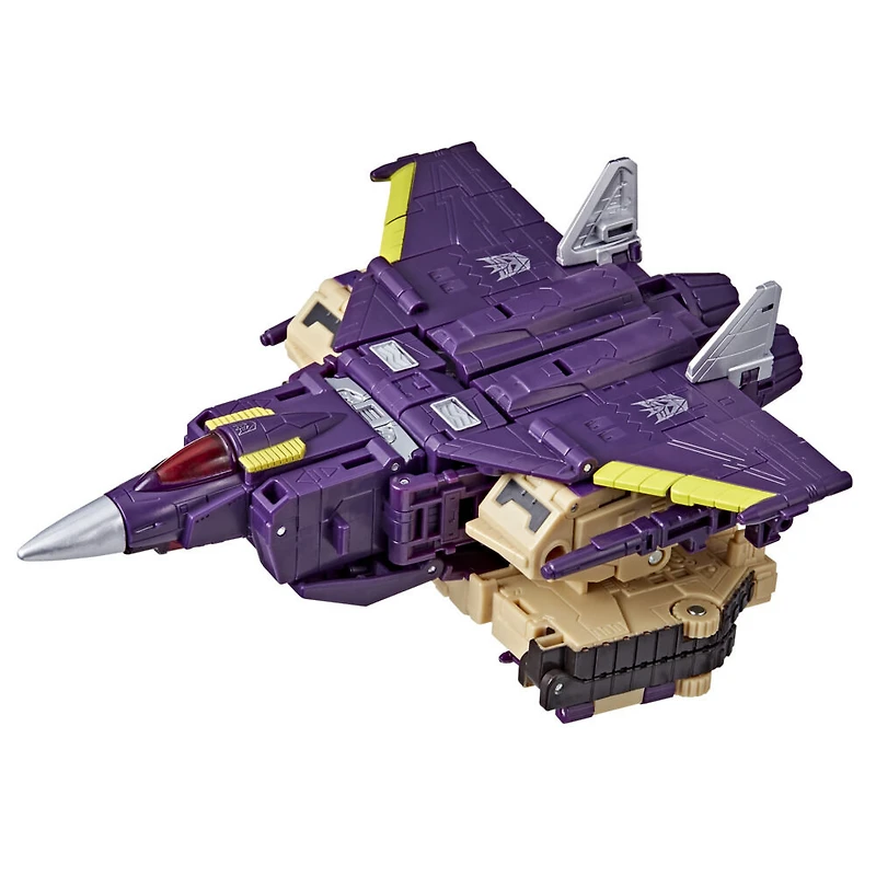 Transformers Generations Legacy Series, figurine Blitzwing classe Leader à triple conversion, 17,5 cm