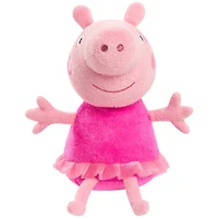 Peluche à Grains Peppa Pig de 20 cm (8 pouces) Ballet Peppa Pig, Petit Animal en Peluche Très Doux A Câliner
