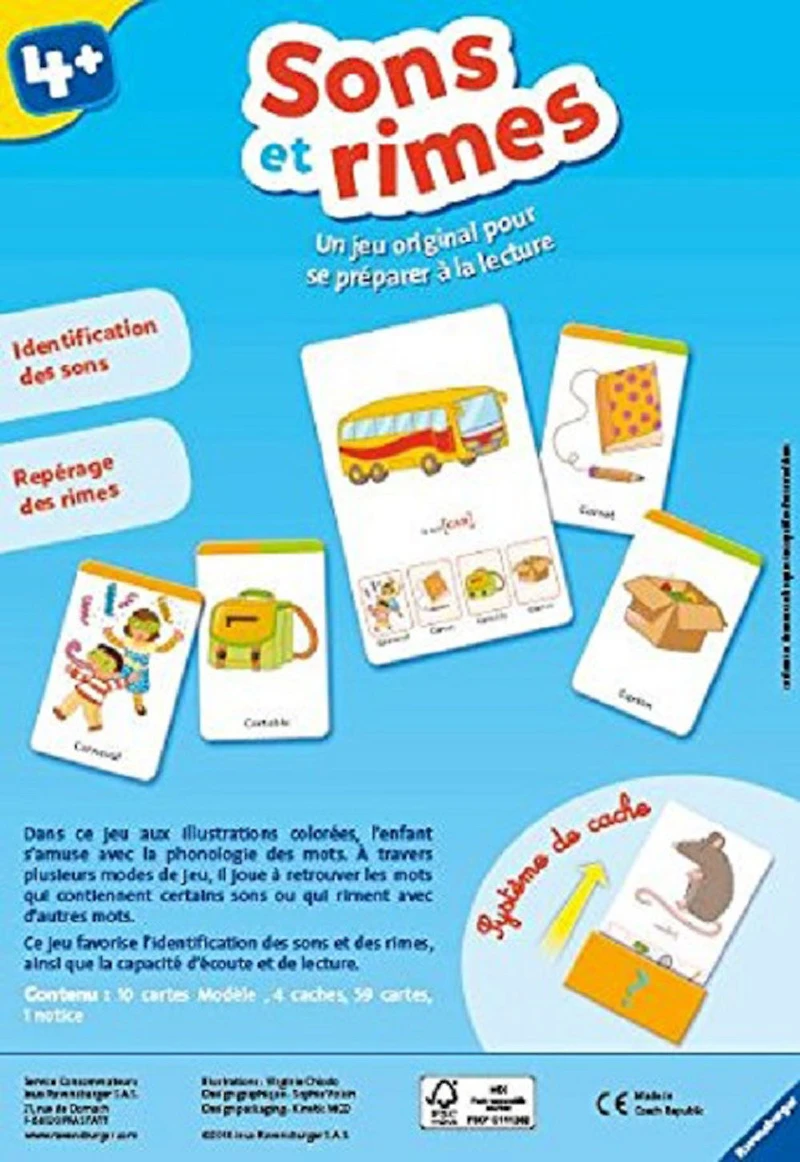 Ravensburger! Sounds and Rhymes Game - French Edition