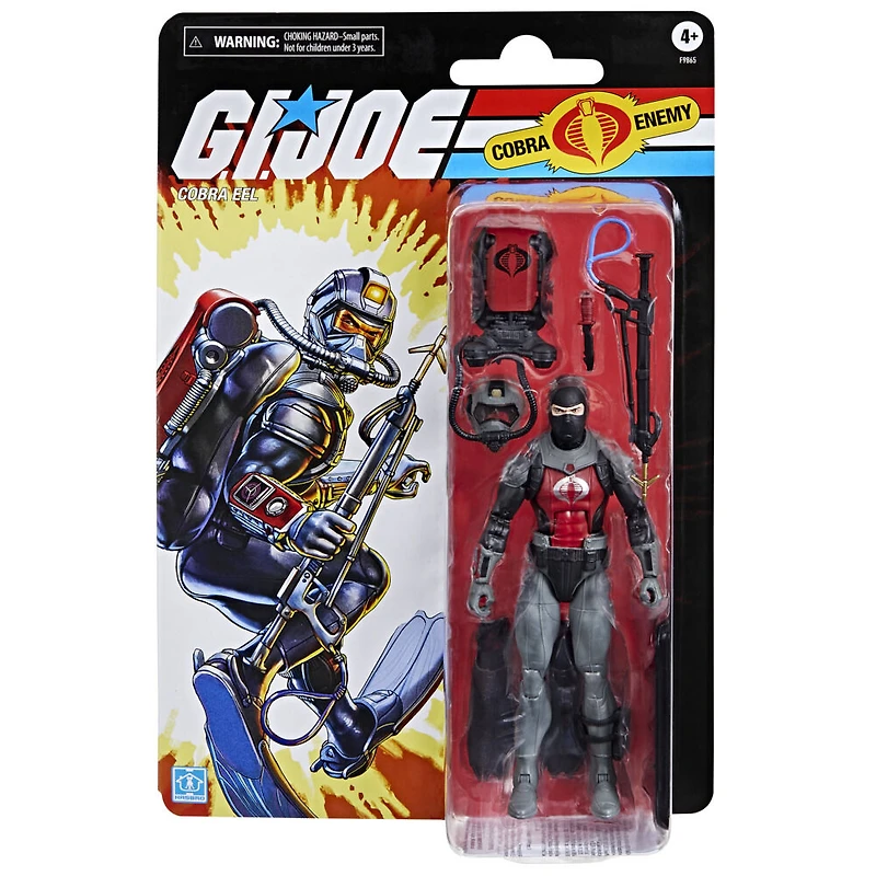 G.I. Joe Classified Series Retro Cardback, Cobra Eel Action Figure
