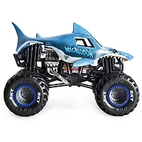 Monster Jam, Monster truck authentique Megalodon en métal moulé à l'échelle 1:24