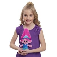 Petite Peluche de 20 cm (8 pouces) de Poppy de Les Trolls 3 de DreamWorks, Rose