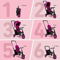 smarTrike STR3 - tricycle pliant bébé - Rose