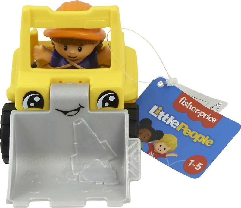 Fisher-Price - Little People - Bulldozer et figurine, 2 éléments