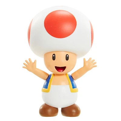 Nintendo-  Nintendo 2.5" Limited Articulation Wave 10-Toad