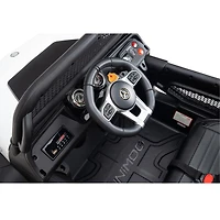 12V Mercedes Unimog 4WD MP4 Ride On - Blanc - Édition anglaise