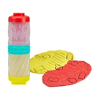 Lot initial de pâte et sable jamais secs Wonder Factory  - pâte rouge + sable jaune