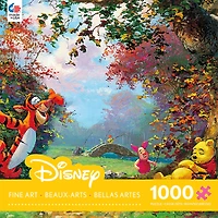 Casse-tête beaux-arts de disney de 1000 pièces - sieste de winnie en après-midi